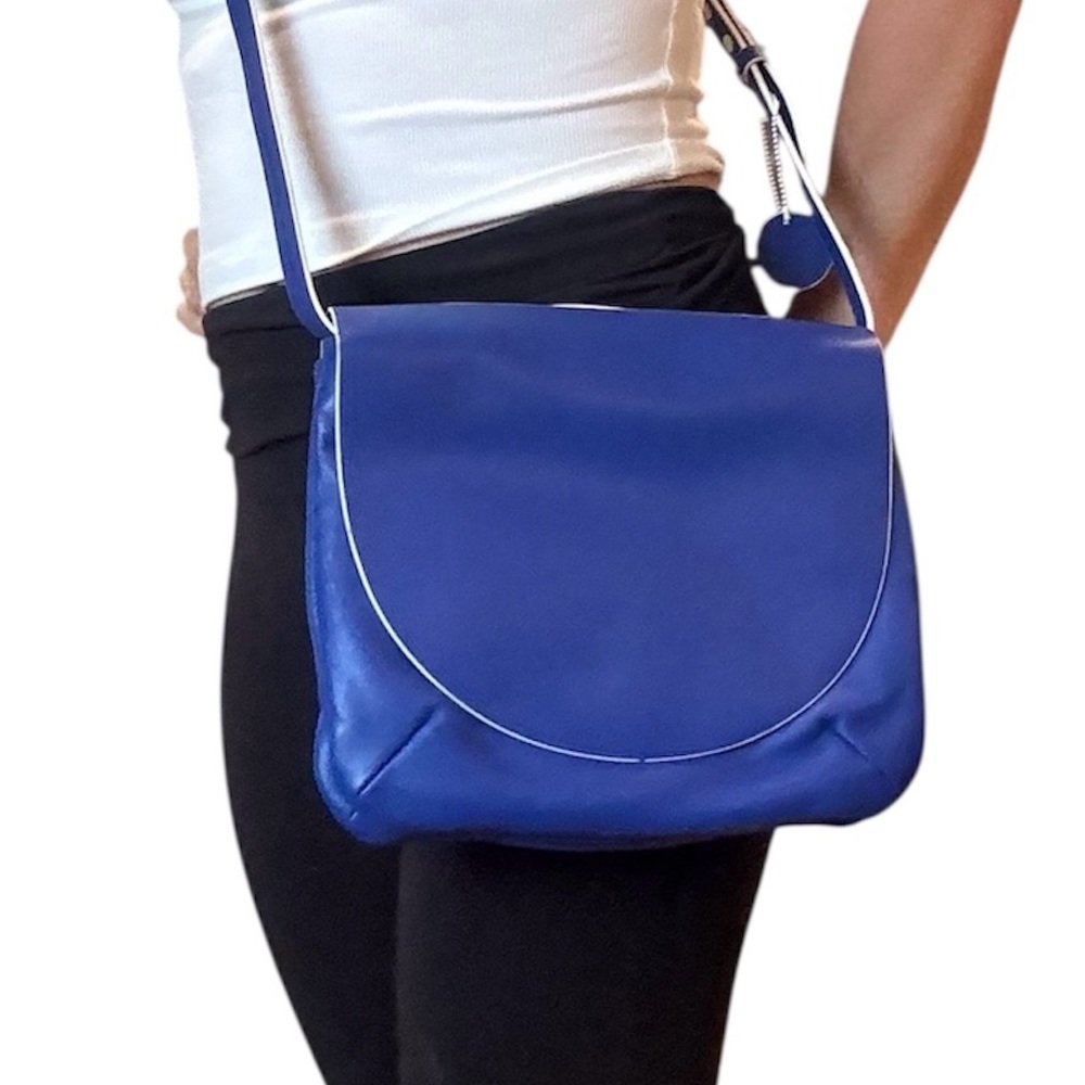 Kate Spade Saturday Blue Leather Crossbody Bag - Picture 11 of 11
